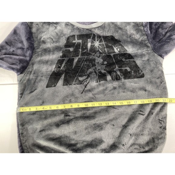 Star Wars Women's Gray Pullover Long Sleeve Crew Neck Soft Fleece Size L (11-13) - Picture 7 of 12